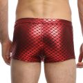 Newest Men Imitate Fish Skin Swimwear Novelty Man Bikini Swimwear Male Swim Trunks Night Club Performance Clothing. 