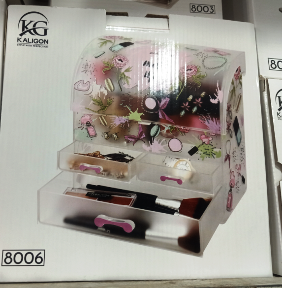 Stylish Make Up Organizer Box for Girls Kaligon Style with Perfection brushes Makeup and Accessories
