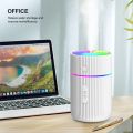 220ML Humidifier Portable USB Ultrasonic Colorful Cup Aroma Diffuser Cool Mist Maker Air Humidifier Purifier With Light For Car - High Quality. 