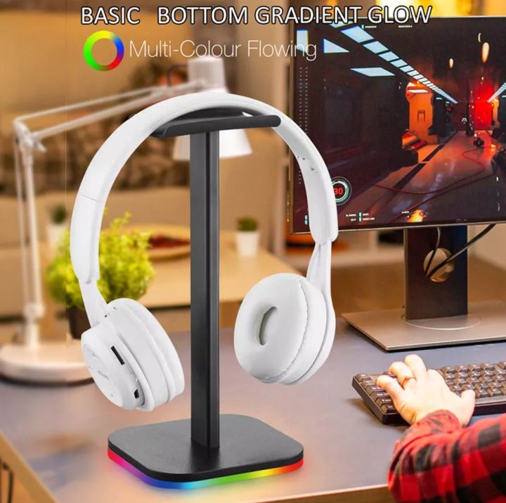 RGB%20Headphone%20Stand%20Anti-Slip%20Multi-Function%20Earphone%20Stand%20Rack%20Mobile%20Holder%20-%20Image%203