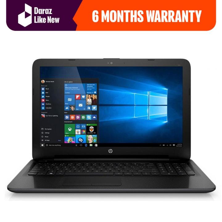 HP 255 G4 15.6" Laptop, AMD A6 Dual-Core Processor , 4GB RAM, 128GB SSD, AMD Radeon R4 Graphics, DVD-RW, HDMI, Bluetooth, HDMI, Webcam, Windows 10 - Daraz Like New Laptops