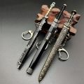 Weapon Model Ancient Mini Sword KeyChain Zinc Alloy 12cm Weapon Key Chain Cute Scabbard Key Ring Women. 