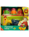 Hammer Table Ball Pounding Sound 6 color ball and 1 hammer Toy for Kids. 