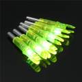 6PCS Hunting Lighted Nock Compound Bow LED Lighted Arrow Nocks Red - Yellow. 