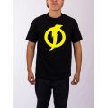 Static shock cotton printed t shirt for men-black. 