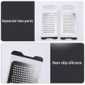Foldable Cheese Graters, Detachable Handheld 2 Sided Ginger Shredder. 