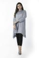 EGO Summer Collection 2019  Circles  Grey Crinkle Polyster Viscose Kurti For Women. 