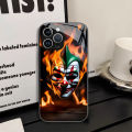 New Villain Clown Mobile Phone Shell for Iphone 15promax Men 14plus Advanced Cool Glass Shell 11 Wholesale. 