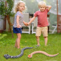 Remote Control Snake Infrared RC Animal Toys Rattlesnake With USB Cable Funny Trick Terrify Toys For Kids. 