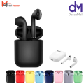 i12 Earbuds Headset Sport Stereo Built Mic and High Bass Level Supporting Earphone With Power bank Air buds. 