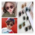 New Cute Cartoon Bear Sun Glasses Kids Round Sunglasses Boys Girls Vintage Sun Glasses Trendy Goggles Eyewear Children Fashion. 
