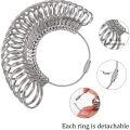 0-13 Ring Sizer Measuring Tool Set Metal Ring Sizers Metal Ring Gauges Finger Sizer & Ring Mandrel. 