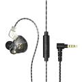 X2 Pro Sport Running 3.5mm Detachable Wired in-ear Headphones Double Dynamic HiFi Earphone. 