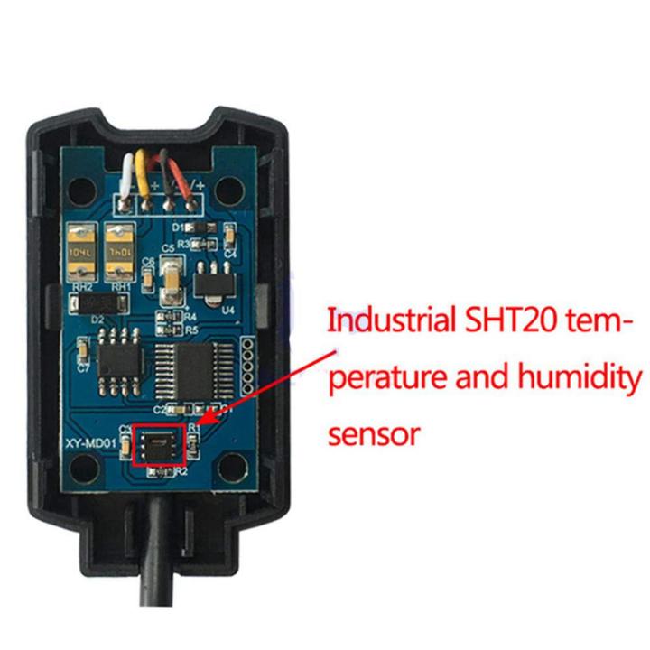 RS485 SHT20 Temperature Humidity Sensor Module High Precision Temperature Humidity Monitor Transmitter for Modbus