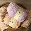 100% sheep wool pure wool wool medium thick hand knitted sweater line wool fleece wool yarn factory direct wool wholesale. 