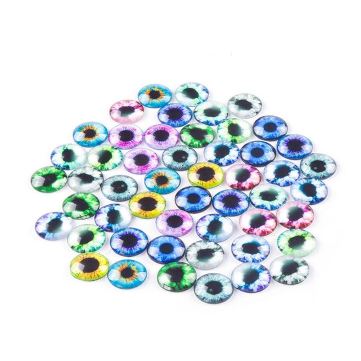 20Pcs 10MM/16MM/20MM Funny Toy Dinosaur Animal DIY Crafts Time Gem Glass Dolls Eyes Eyeballs