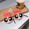 Kawaii Powerpuff Girls Cover for Apple Airpods3 2 1 Pro Case with Keychain Wireless Headphone Case Bluetooth Earphones Pendent. 