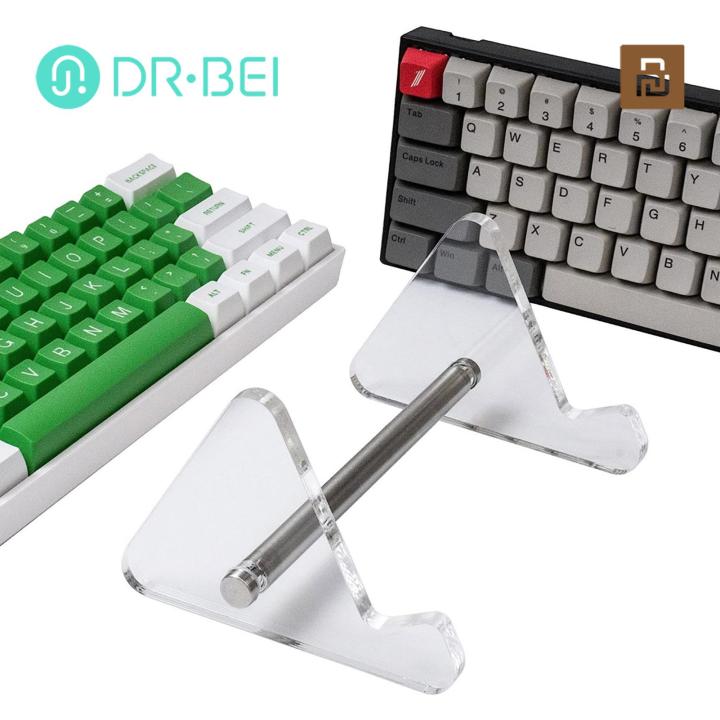 Stainless Steel Keyboard Stand Space-saving Acrylic Keyboard Stand Easy Installation Detachable Keyboard Tray for Computer Transparent Design Ideal for Southeast Asian Buyers Keyboard Display Stand
