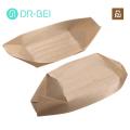 DR BEI Food Tray Creative Disposable Paper Boat Shape Sushi Plate Tray. 