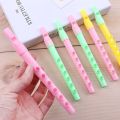 Children's Yellow color small flute 6-hole mini clarinet creative baby musical instrument playing music toy gift. 