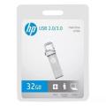 HP 32GB USB 3.0 FLASH DRIVE - METALLIC Finish. 