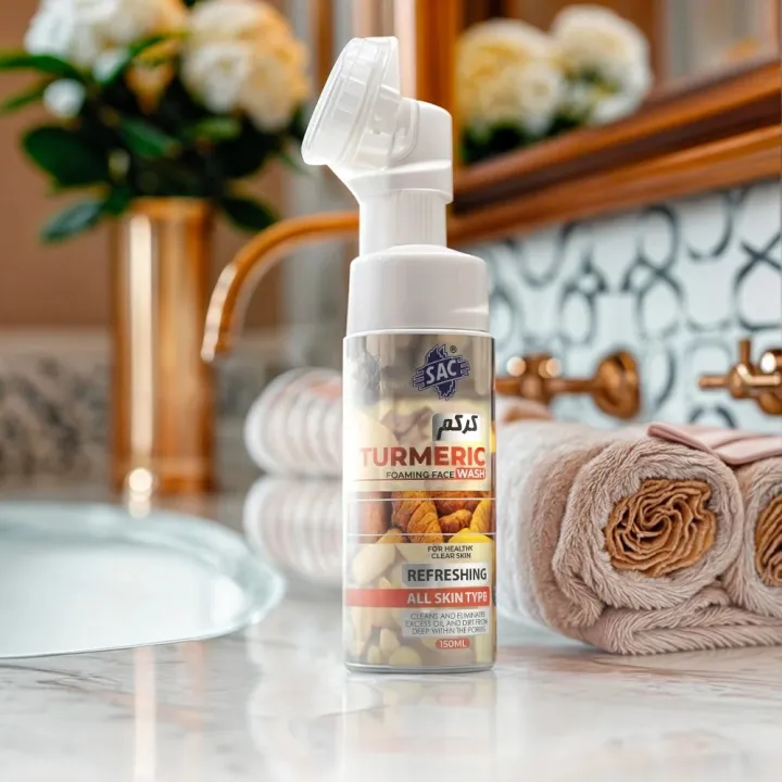 Turmeric%20Acne%20Clearing%20Foaming%20Face%20Wash%20150ml%20with%20Silicon%20Brush%20SAC%20-%20Image%202