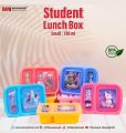 Student Lunch Box Small 700 ML (With Two Portions) For School. 