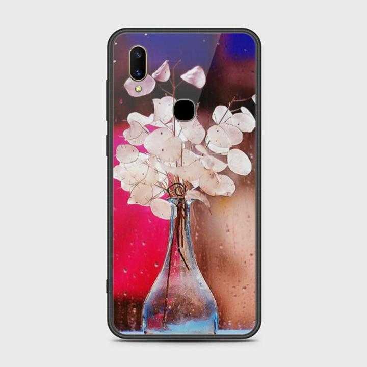 Vivo V11 Cover - SkinLee HQ Infinity Glass Case (Soft) - Beautiful Vase - SKINLEE-477-1-914-200