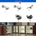 Pack of 4 Universal Cabinet Hinge LED Light Sensor Light with Battery for Cupboard Modern Kitchen Wardrobe Cabinet almirah Closet Automatic undercabinet Mini Hinge Lights Lamp-Warm White. 