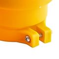 Solar Powered LED Traffic Strobe Warning Lights Flicker Beacon Road Barricade. 