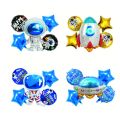 Outer Space Theme Birthday Party Decoration foil set Birthday decoration kit balloons party packs & sets. 