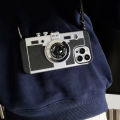 Emily in Paris 3D retro camera case for iPhone 15 Pro Max 14 13 12 11 pro Max X XR XS Max 8 plus lanyard camera shockproof cover. 