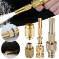 Brass High-Pressure Water Spray Nozzle - Perfect for Car Wash, Window Cleaning, Gardening, and More. 