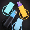 Portable Lighter Integrated Bag, Silicone Lighter Protective Cover, Anti-lost Lighter Case Cover For Cigarette Case Box. 