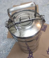 4 Layers Tiffin Food Carrier Lunch Box Heavy Stainless Steel. 