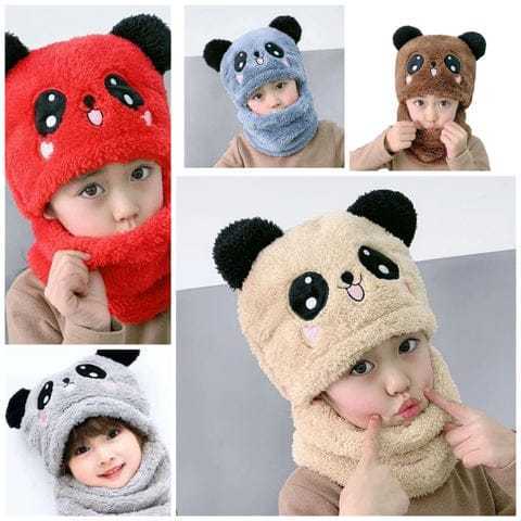 Cute Winter Bear Hat – Cartoon Animal Warm Cap for Girls & Boys - By ...