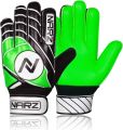 NARZ Goalkeeper Gloves Green, Blue,  Red High Quality  Non-slip Wear Resistant Latex Material  Latex Soccer Gloves Sportout Goalie Football Goalkeeping Gloves Wrist Protection For Kids Youth and Adult. 