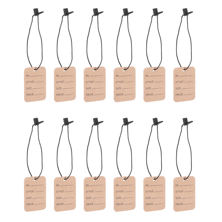 1000 Pieces Price Tags and Hang Tag String, for Clothing Marking