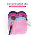 Newest 1pc Silicone Brush Cleaner Cosmetic Make Up Washing Brush Gel Cleaning Mat Foundation Makeup Brush Cleaner Pad Board. 
