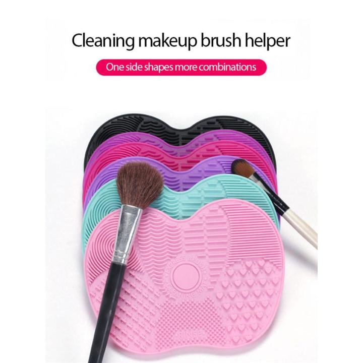 Newest 1pc Silicone Brush Cleaner Cosmetic Make Up Washing Brush Gel Cleaning Mat Foundation Makeup Brush Cleaner Pad Board
