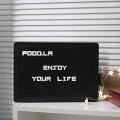 LED Light Up Peg Board Message Board With Alphabets. 