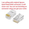 Corning Cat6 Corning Futurecom Patch Cord RJ45 Patch Cord Pure Copper Taiwan with Gold Plated Connector. 