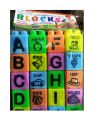 ABC Learning Spelling Blocks with Pictures for Kids Non-Toxic unbreakable material. 