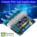 TPA3116D2 Bluetooth 5.0 Subwoofer Amplifier Board 2.1 Channel High Power Audio Stereo Amplifier Board 2*50W+100W Bass AMP by Electrica. 