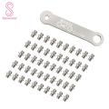 Bike Pedal Screws Easy Installation Bright Color Bike Pedal Screws Pins Bolts. 