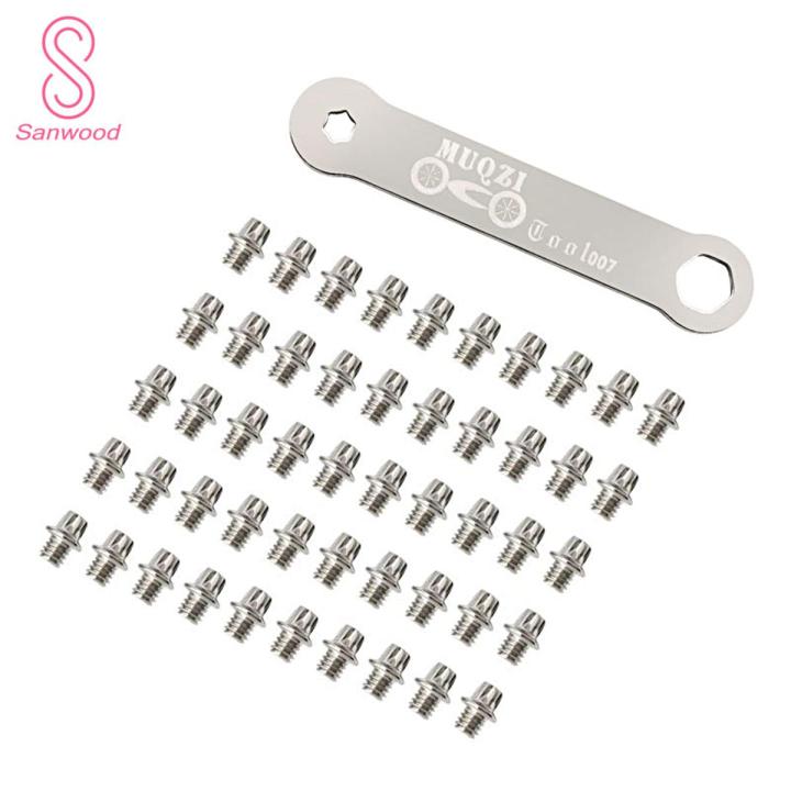 Bike Pedal Screws Easy Installation Bright Color Bike Pedal Screws Pins Bolts