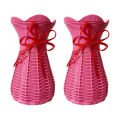 Pack Of 2 Plastic Artificial Flower Pot For Decoration-multicolors. 