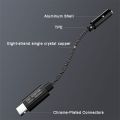 【ZOSR】Realtek ALC5686 USB Type-C to 3.5mm DAC Headset Amplifier 16-32Ω 125dB PCM 32b/384kHz Digital Decoder Hi-Res AUX Audio Adapter. 