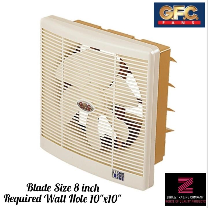 GFC Fan Wall Exhaust 8 Inch Off White Color Pure Copper Wire | Daraz.pk