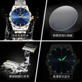 Brand International BINBOND B5552 Men Multiple Colors Fashion Watch Sports Steel Band Waterproof Luminous Wristwatches. 